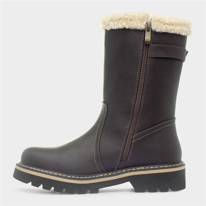 Litesoles Yazmina Womens Brown Boot