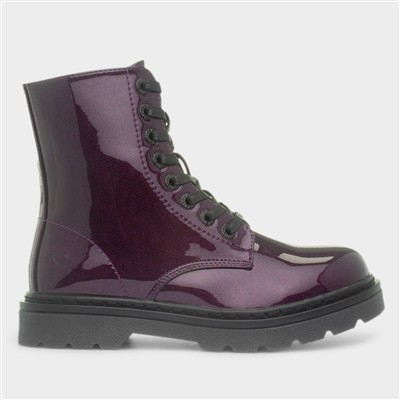 Justina2 Womens Purple Glitter Boot