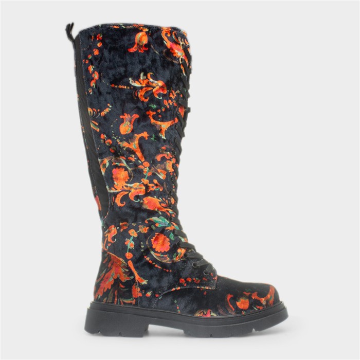 Avalon Womens Multi Lace Up Boots