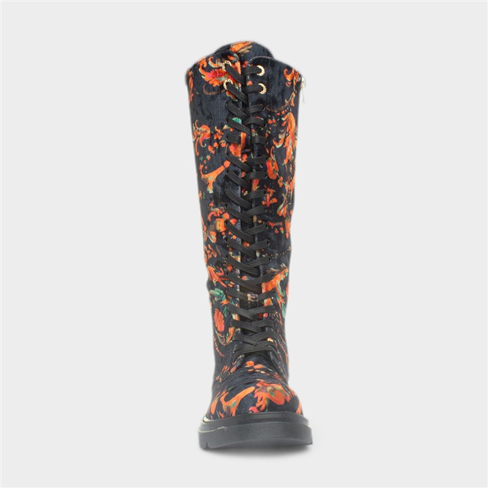 Avalon Womens Multi Lace Up Boots