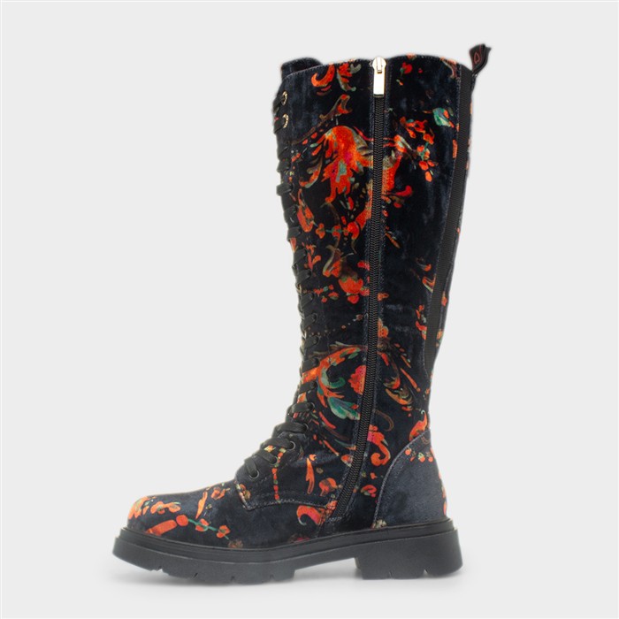 Avalon Womens Multi Lace Up Boots