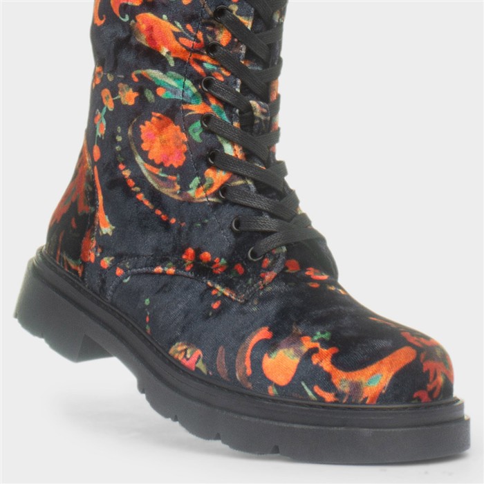 Avalon Womens Multi Lace Up Boots