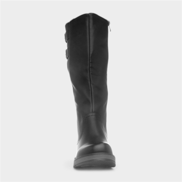 Bernice Womens Black Knee High Boot