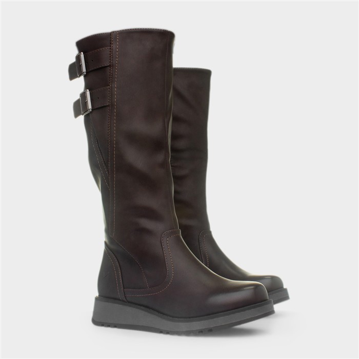 Bernice Brown Knee High Boot