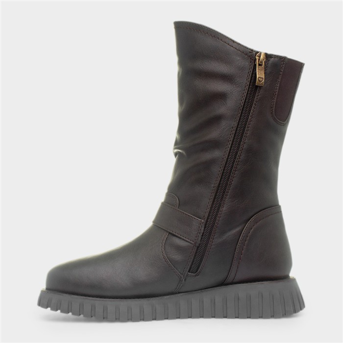 Marianne Womens Chocolate Calf Boot