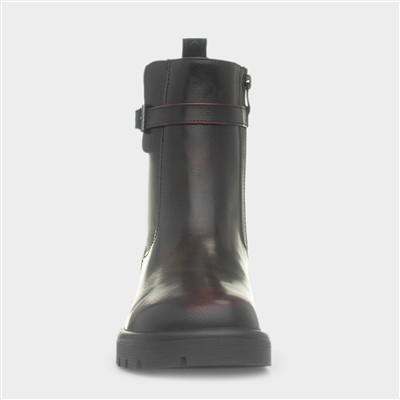Tamsin Womens Washed Burgundy Boot