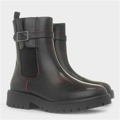 Tamsin Womens Washed Burgundy Boot
