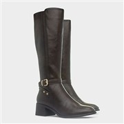 Lunar Sindy Womens Brown Buckle Knee High Boot (Click For Details)