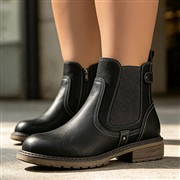 Lunar Roxie Womens Black Ankle Boot (Click For Details)