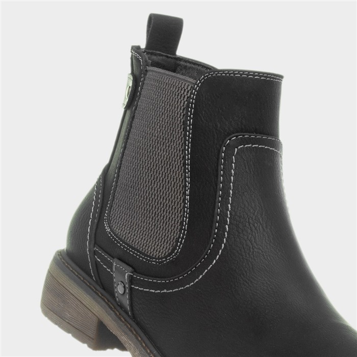 Roxie Womens Black Ankle Boot