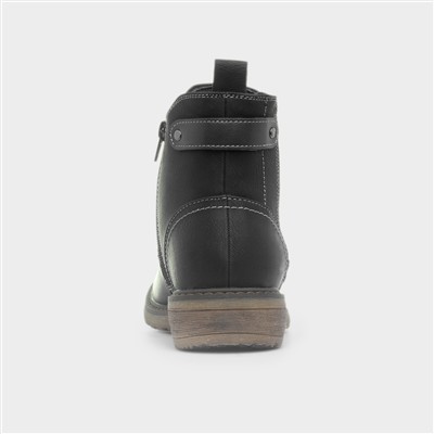 Roxie Womens Black Ankle Boot