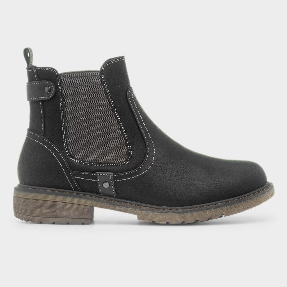Roxie Womens Black Ankle Boot