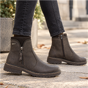 Lunar Kimmy Womens Brown Zip Ankle Boot (Click For Details)