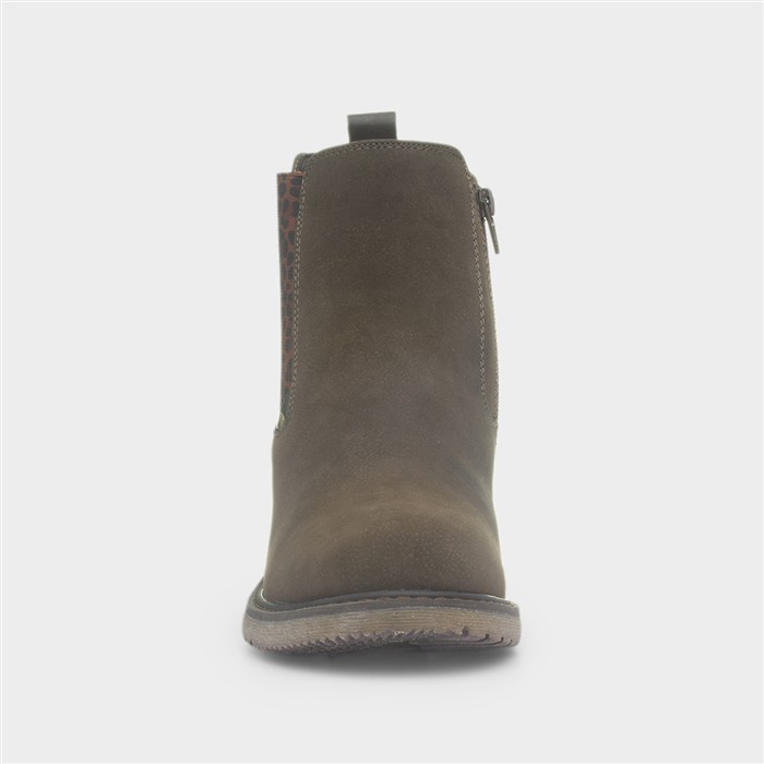 Eve Womens Brown Ankle Boot