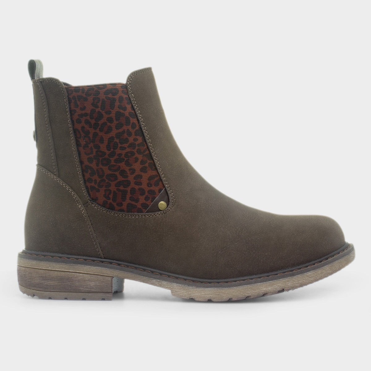 Eve Womens Brown Ankle Boot