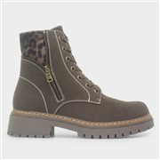 Lunar Georgina Brown Lace Up Ankle Boot (Click For Details)