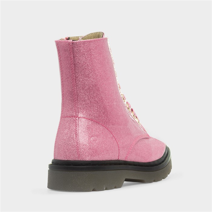 Justina2 Womens Pink Glitter Boot