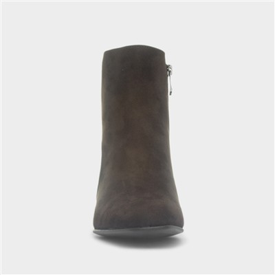 Mocca Womens Brown Ankle Boot