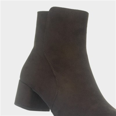 Mocca Womens Brown Ankle Boot