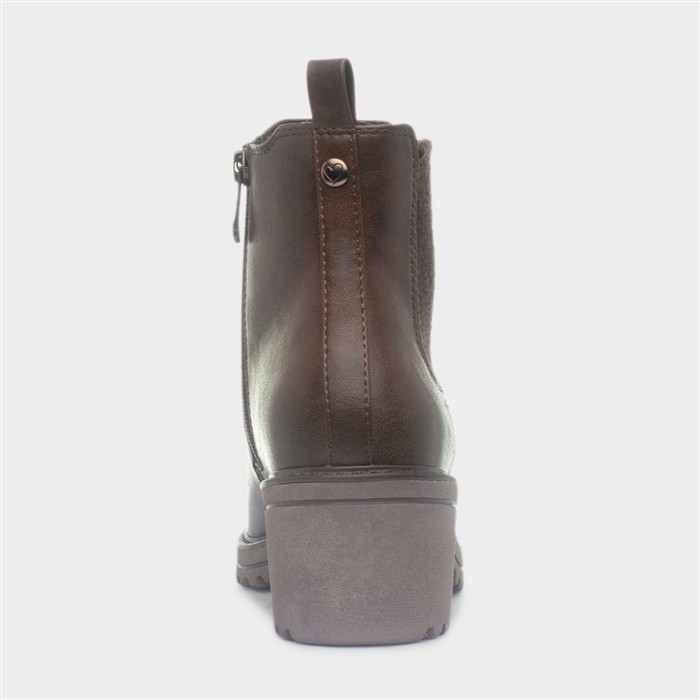Womens Chestnut Vegan Chelsea Boot