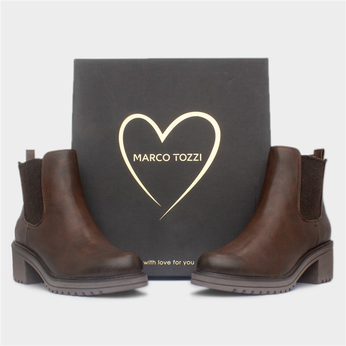 Womens Chestnut Vegan Chelsea Boot