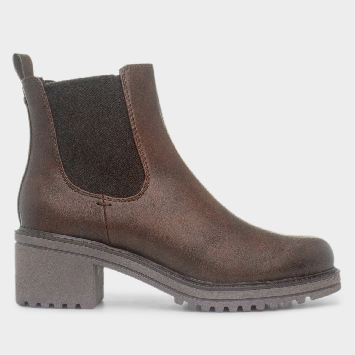 Womens Chestnut Vegan Chelsea Boot