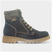 Rieker Dusseldorf Womens Navy Lace Up Boot (Click For Details)