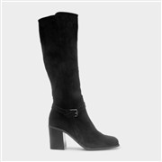 Krush Bella Womens Black Buckle Knee High Boot (Click For Details)