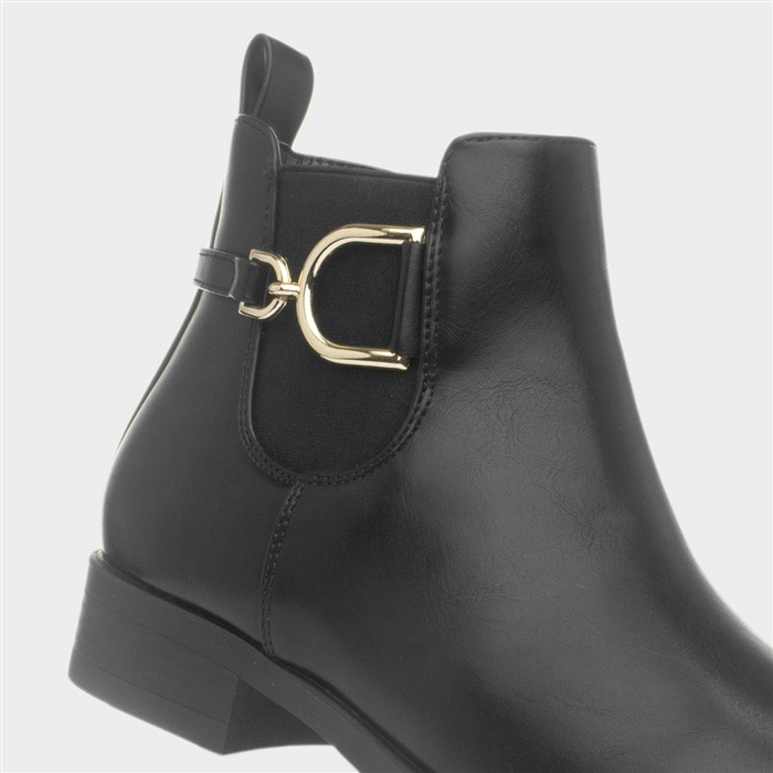 Sloane Womens Black Ankle Boot