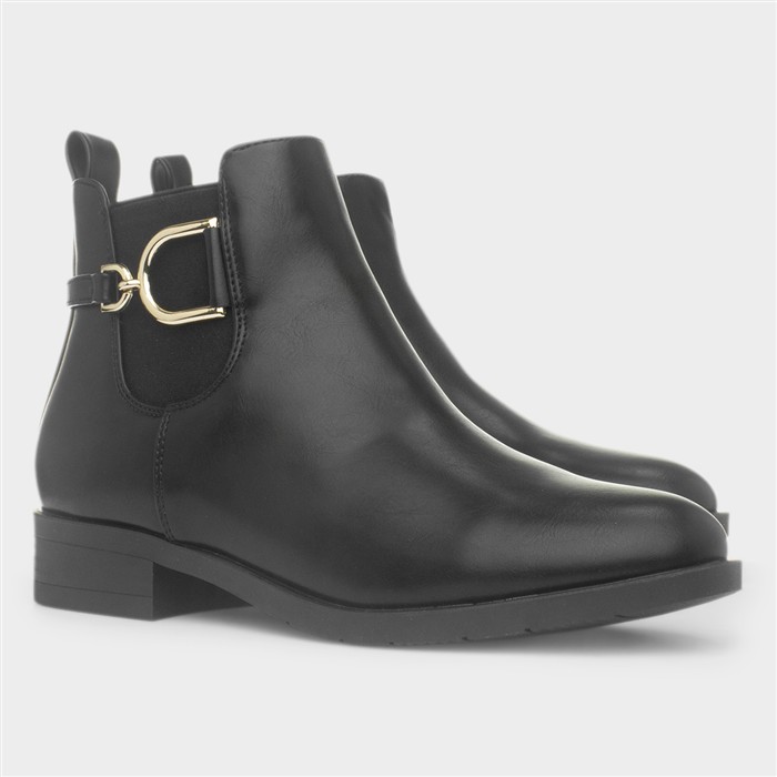 Sloane Womens Black Ankle Boot