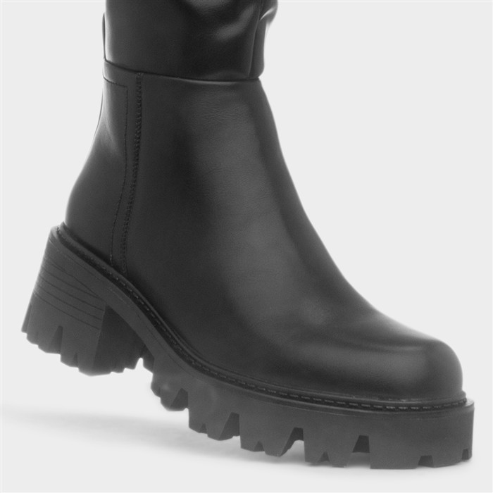 Sutton Womens Black Chunky Boot