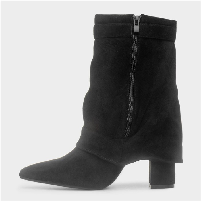 Sadie Womens Black Heeled Boot