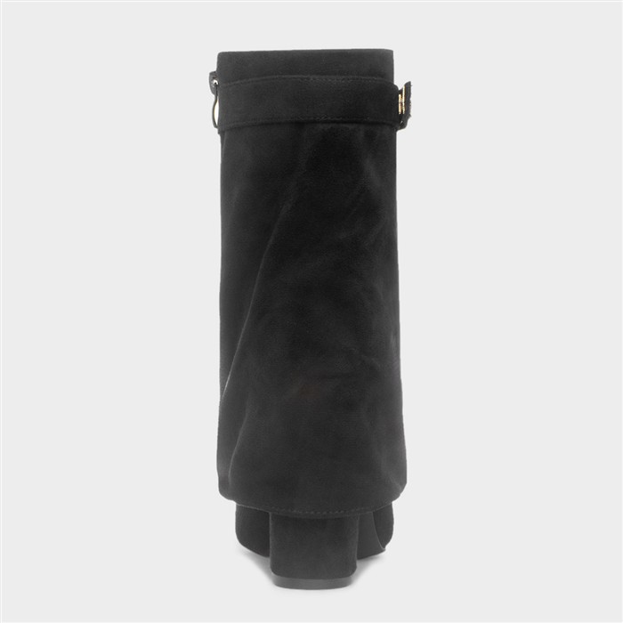 Sadie Womens Black Heeled Boot