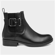 Lilley Womens Black Buckle Chelsea Boot (Click For Details)