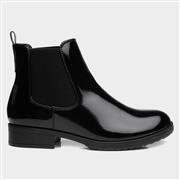 Lilley Womens Black Patent Chelsea Boot (Click For Details)