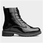 Lunar Nala Womens Black Crinkle Ankle Boot (Click For Details)