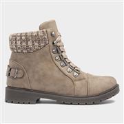 Lilley Miley Womens Taupe Ankle Boot (Click For Details)