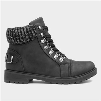 Miley Womens Black Ankle Boot