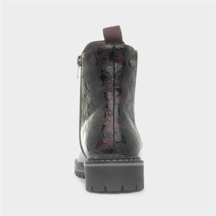 Bessy Womens Brown PU Chelsea Boot