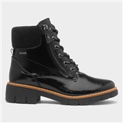 Lunar Bowen Womens Black Patent Ankle Boot (Click For Details)