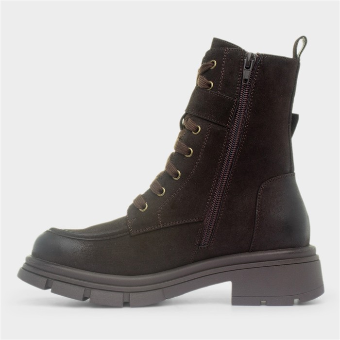 Zurich Womens Brown Buckle Boot