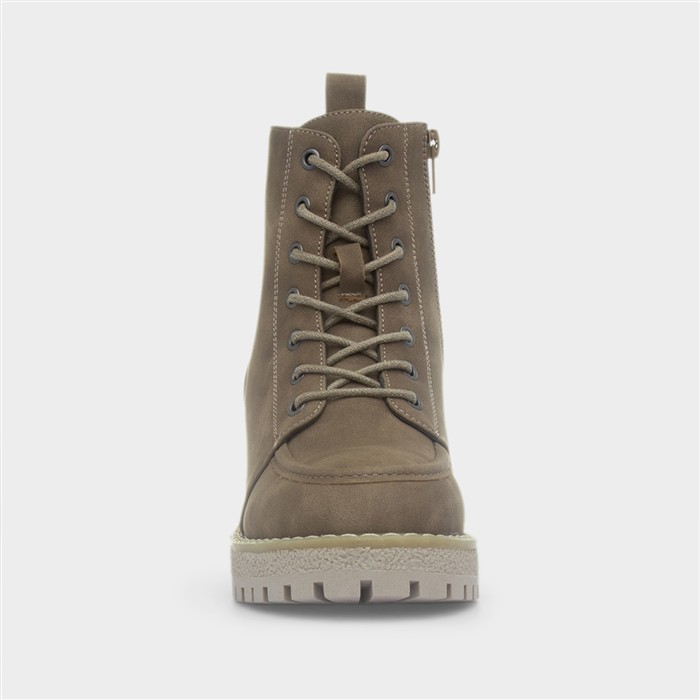 Cal Women's Brown Lace Up Boot