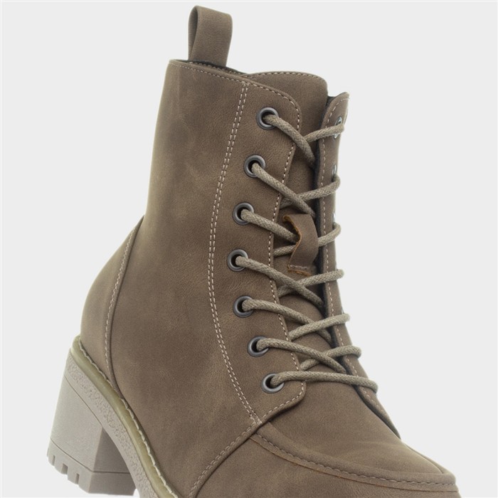 Cal Women's Brown Lace Up Boot