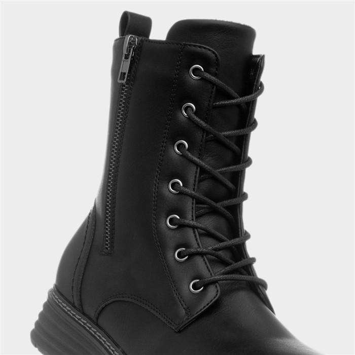Santiago Womens Black Chunky Boot