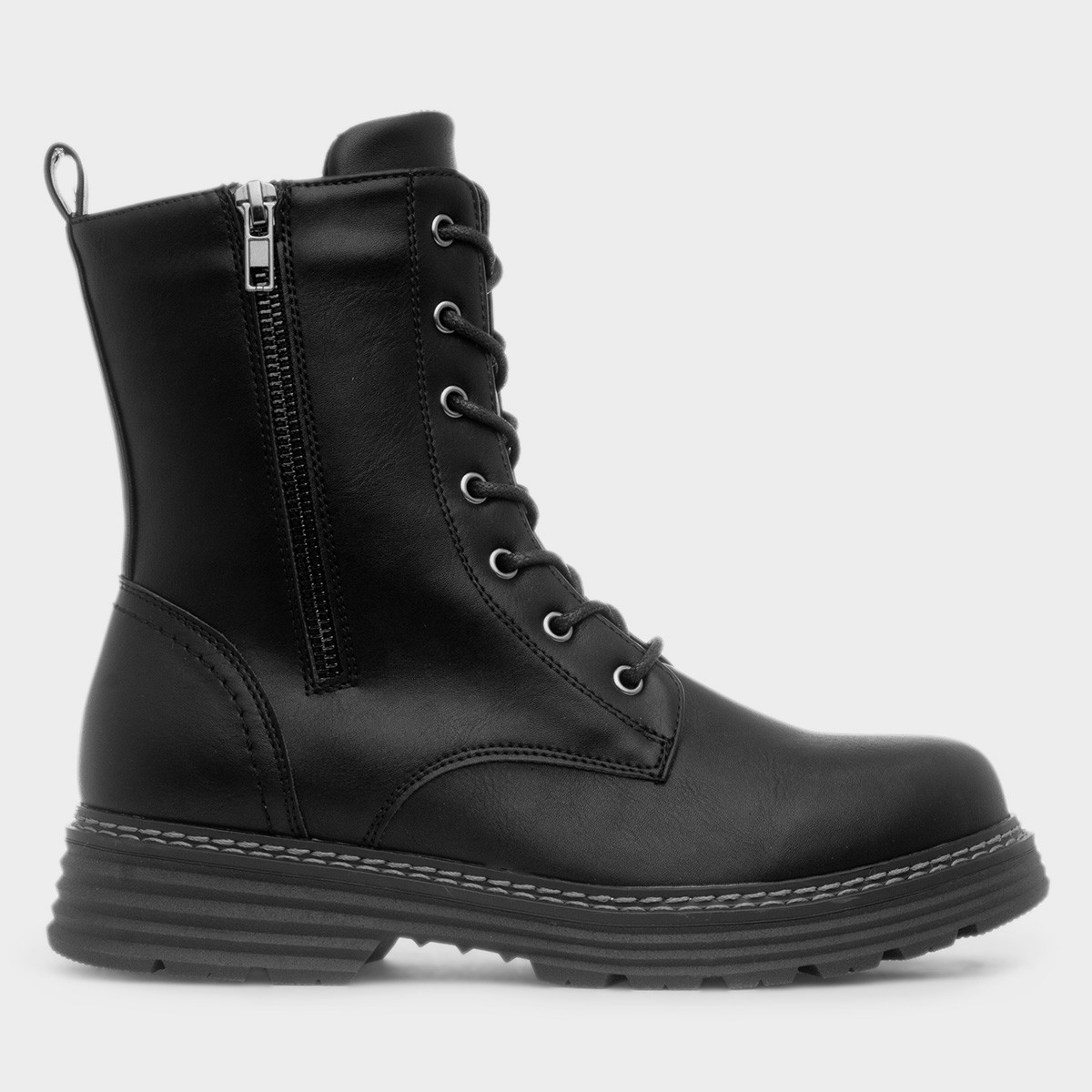 Santiago Womens Black Chunky Boot
