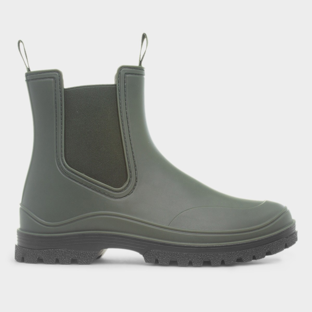 Womens Green Chelsea Welly
