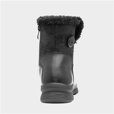 Sandra Womens Black Ankle Boot