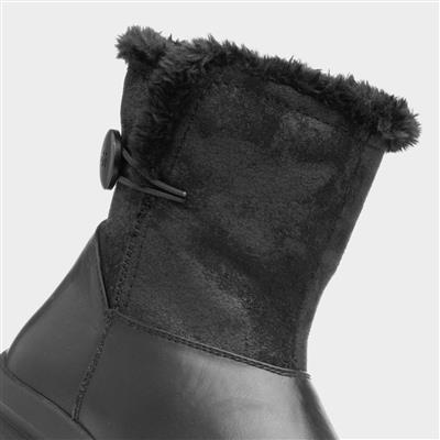 Sandra Womens Black Ankle Boot