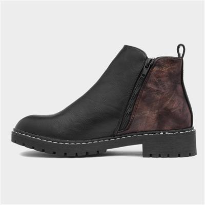 Amelia Womens Black Multi Boot