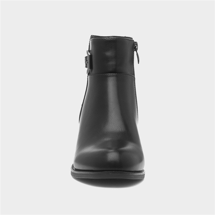 Toronto Womens Black Heeled Boot